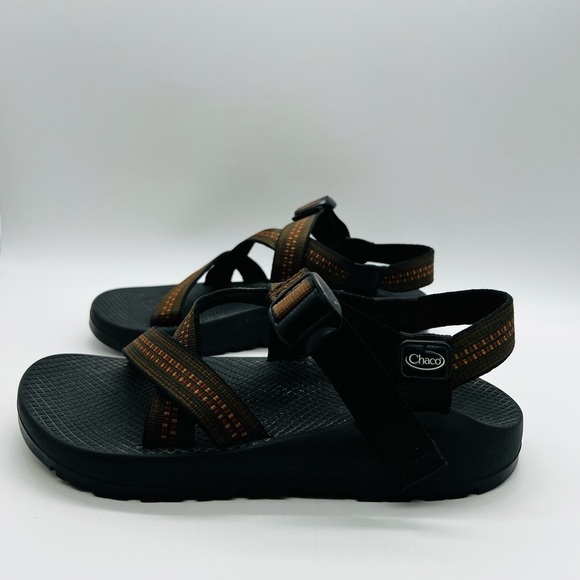 CHACO Men’s Black and Brown Strappy Sandals size 9 - Picture 3 of 13